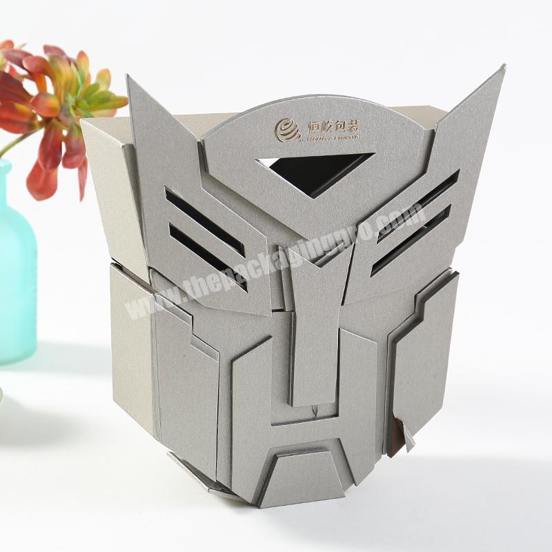 Customize Unique Design The transformers Magnetic Closure Premium Rigid Cardboard Packaging Gift Box