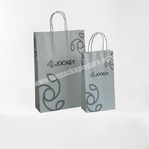 customize unique kraft artpaper gift paper bag with colorful printing logo