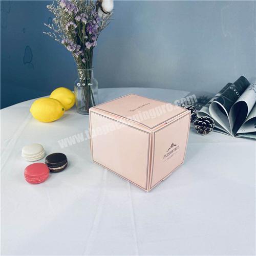 customize wholesale hard cardboard cake paper packaging box