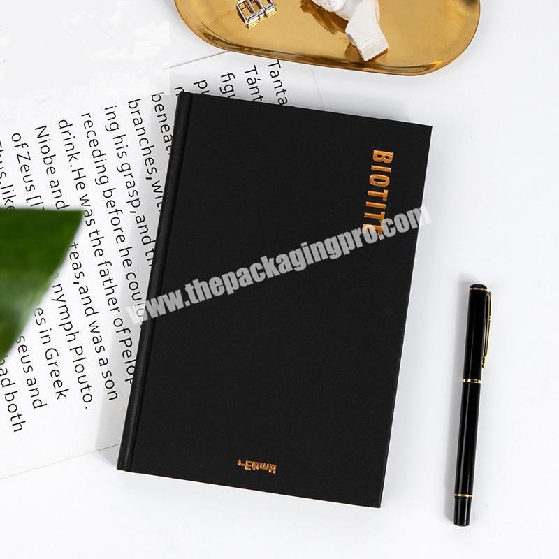 Custom Logo A5 Hardcover PU Leather Dotted Grid Customizable