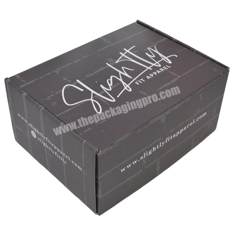 Customized Aircraft Foldable Box Printed Mailer Shipping Box Apparel Gift Box for Costume Dress Pants Gift Package