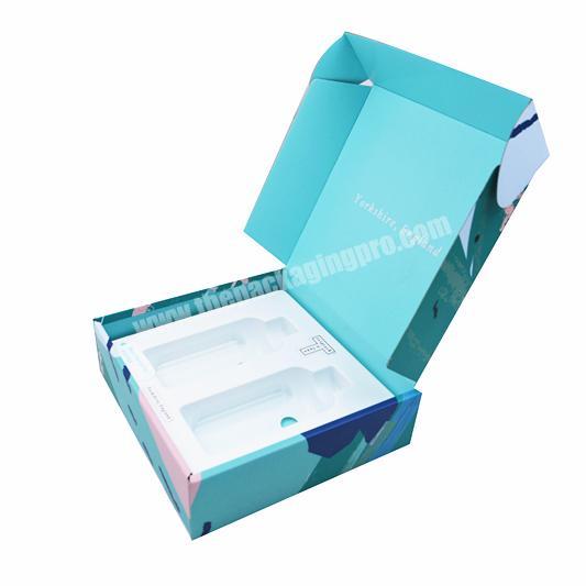 Customized Aircraft Foldable Box Printed Mailer Shipping Box Apparel Gift Box for Costume oil Perfume  Cream Packaging