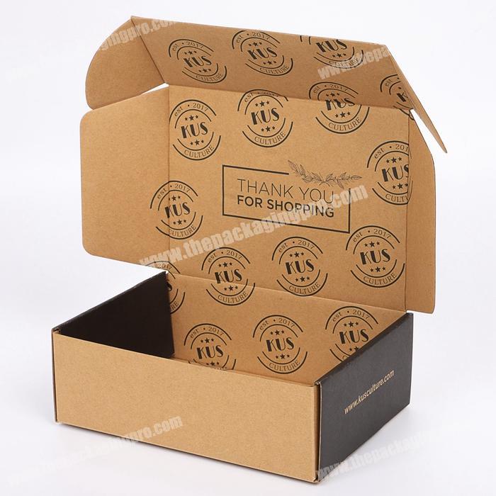 Customized Amazon Retail Ecommerce Shipping Packaging Recycled Brown Craft Paper Postal Box for Shower Filter Bath Water Filter