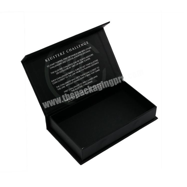Customized black Hardcover magnetic closure Watch Packaging Gift box