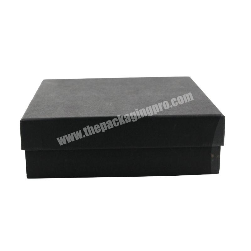customized black  lid and base packaging gift boxes for valentine day