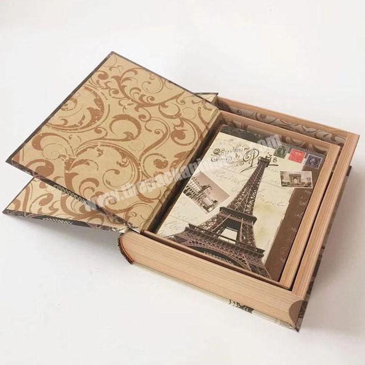 Customized book type chocolate paper box, high-end box, can be customized LOGO
