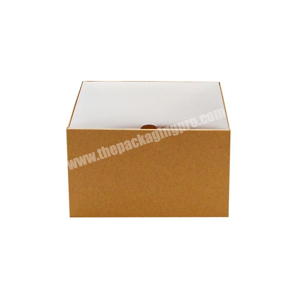 Customized Brown PVC Clear Hat Boxes Packaging