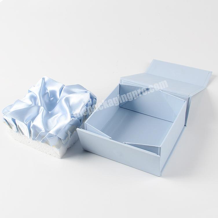 customized cardboard foldable packaging paper box for crystal