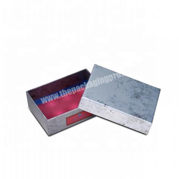 customized cardboard paper box with lid gift box with paper tray packaging box