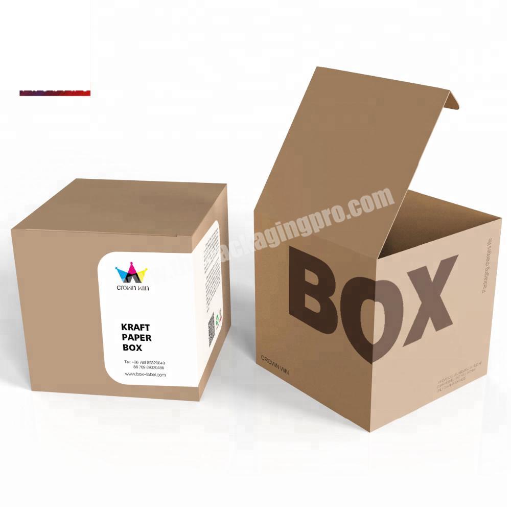 Customized CMYK Color Box Packaging Printed Kraft Paper Box
