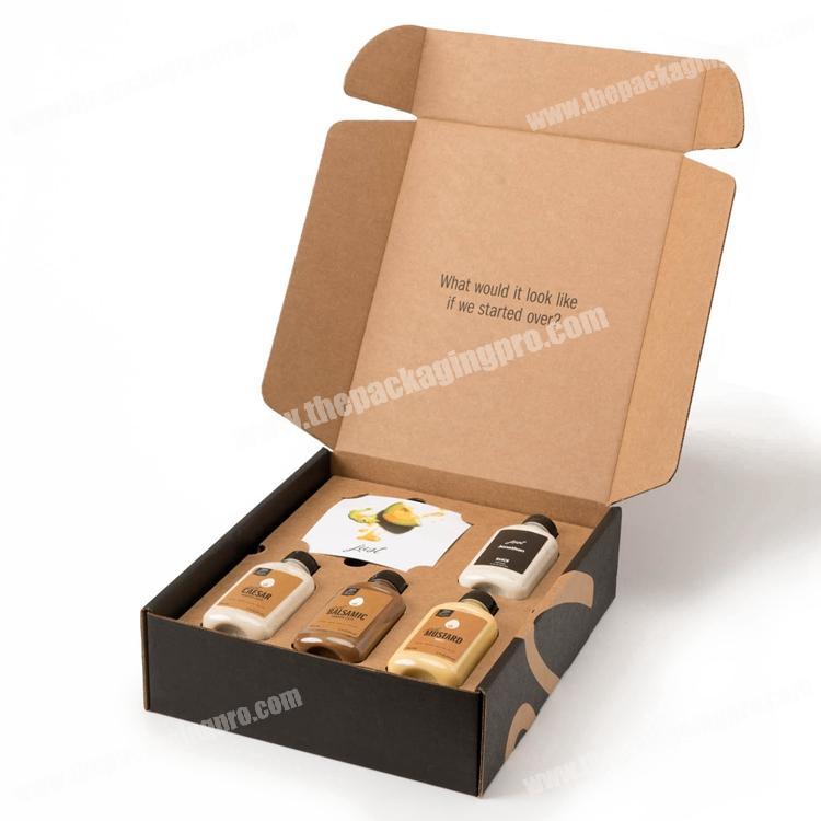 Customized corrugated folding carton shipping boxes paper kraft offset printed skincare bottles jars mailer box packaging
