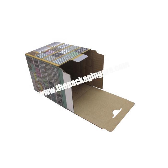 Customized corrugated paper packaging carton box for custom brush product