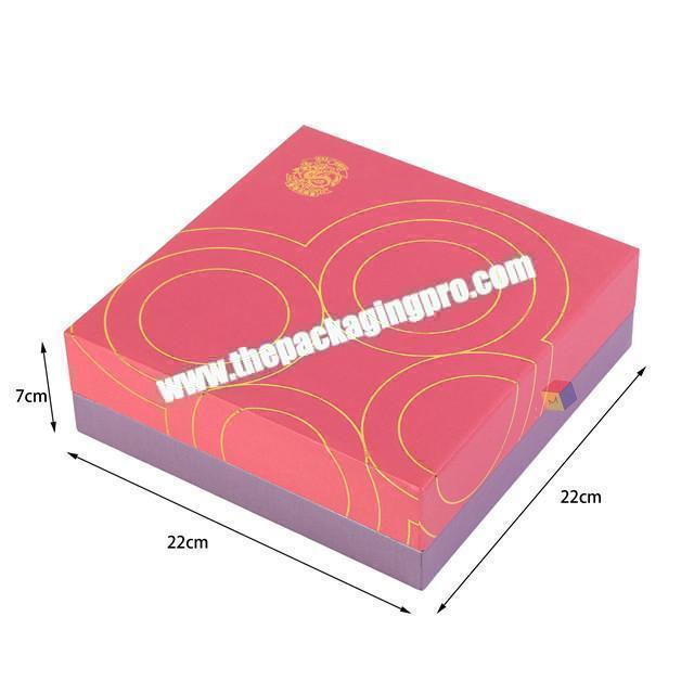 customized creative printed square gift packaging boxes jewelry