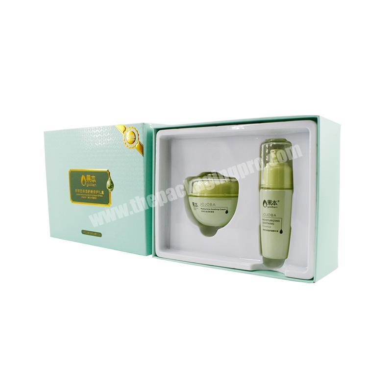 Customized Design Cosmetic facial Oil Box Packaging Cream Paper Box