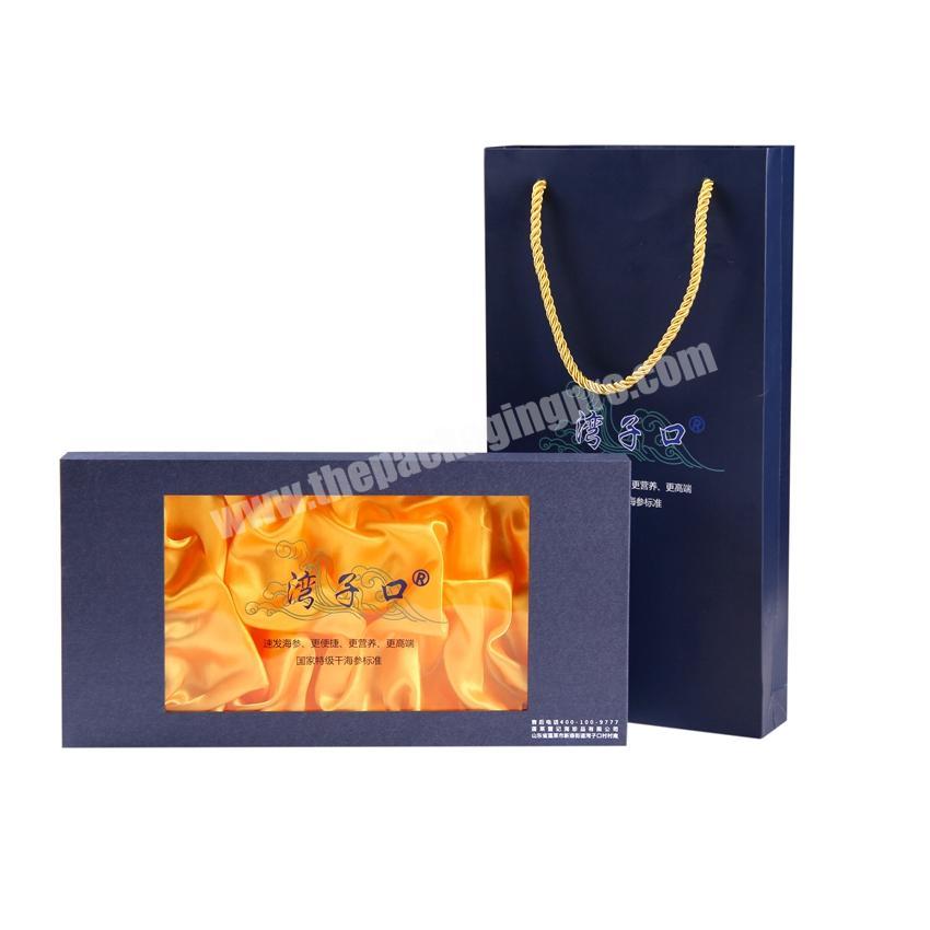 customized design gift box sea cucumber sea food packaging boxes