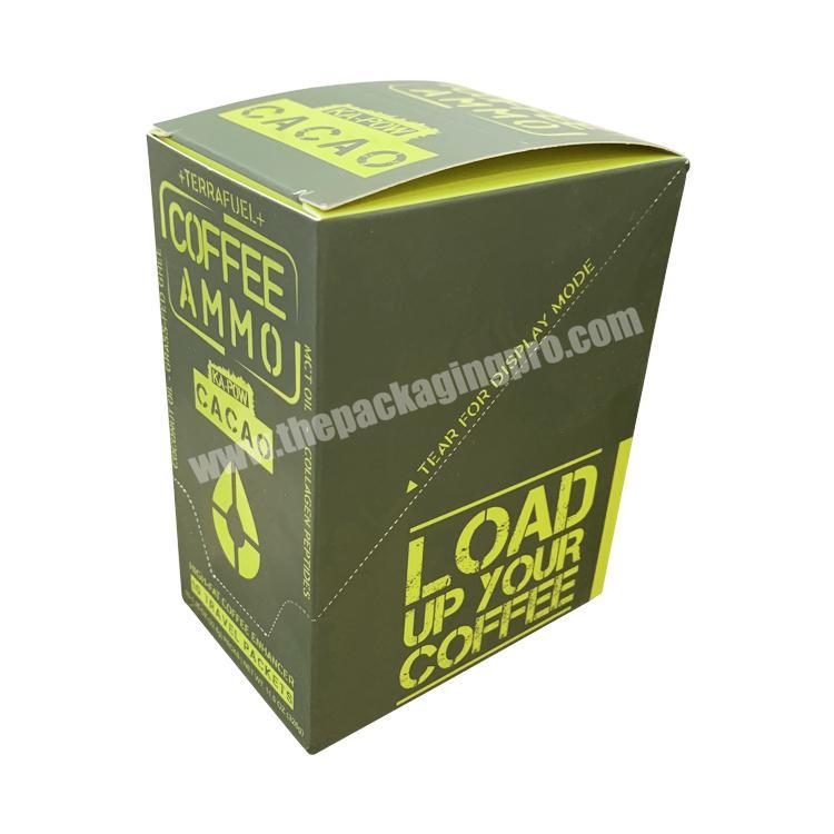 Customized Design High End Gold Hot Stamping Emballage Carton