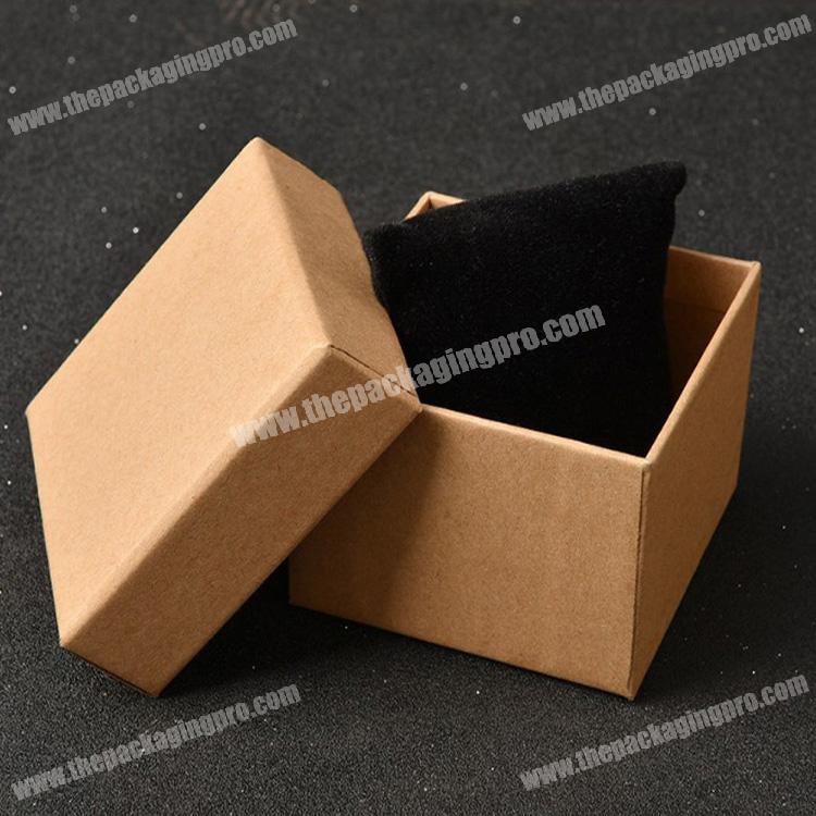 Customized design jewelry gift carton folding box with handles