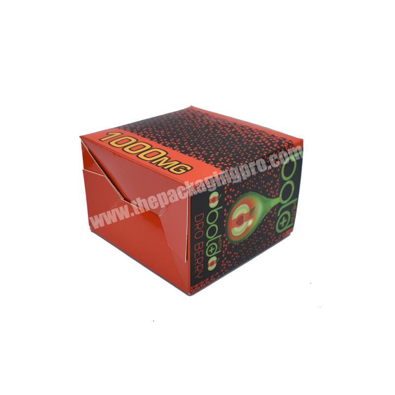Customized design Packaging CMYK printing package foldable auto bottom box