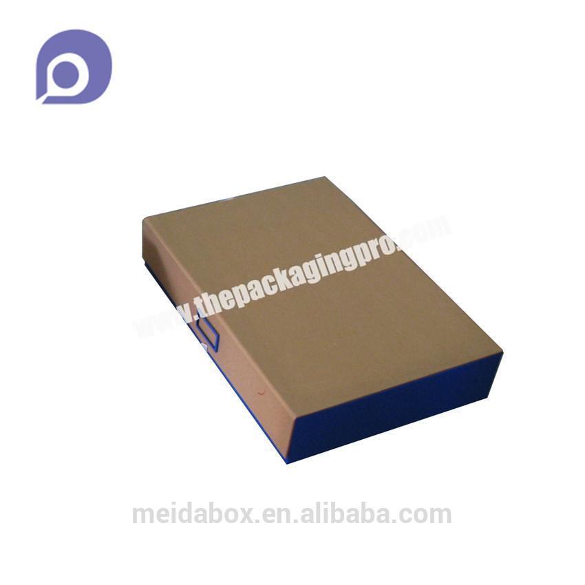 Customized design paperboard A3 size flip paper packaging gift box