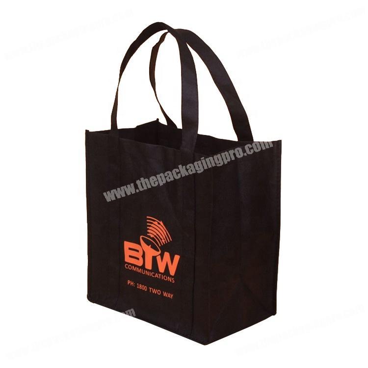 Customized design recyclable shopping bags non woven tote bag