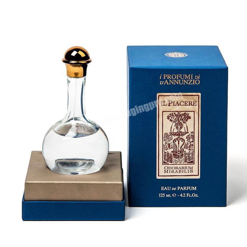 Customized display perfume carton box with glossy surface