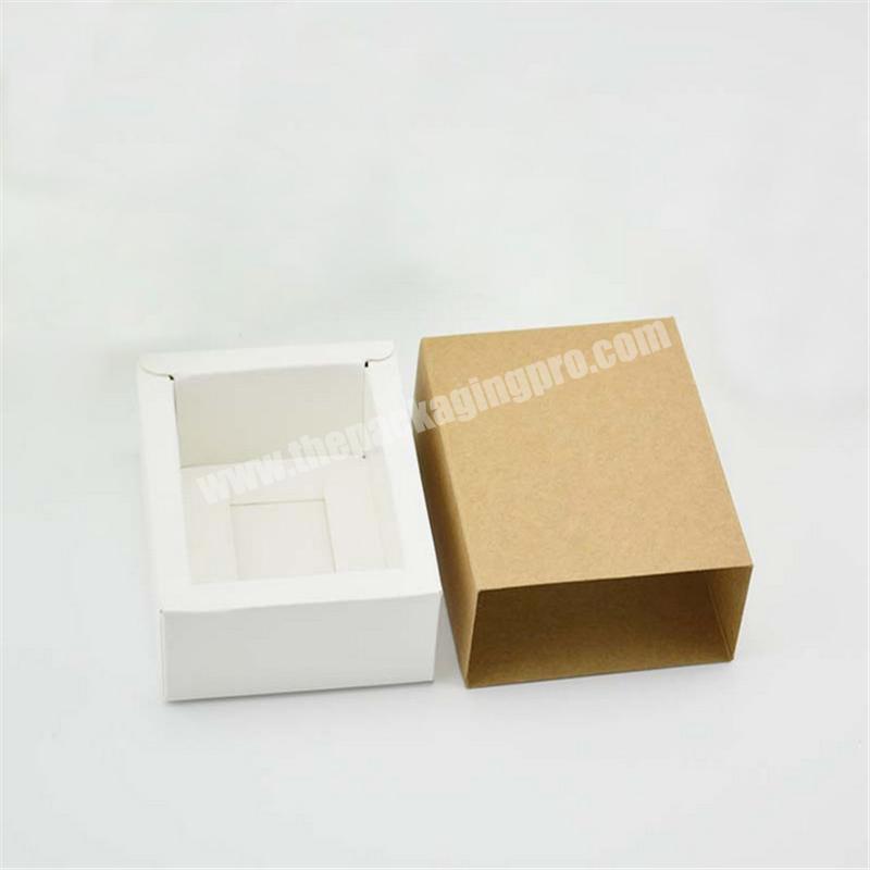 Customized Drawer Kraft Paper Gift Box With Sleeve