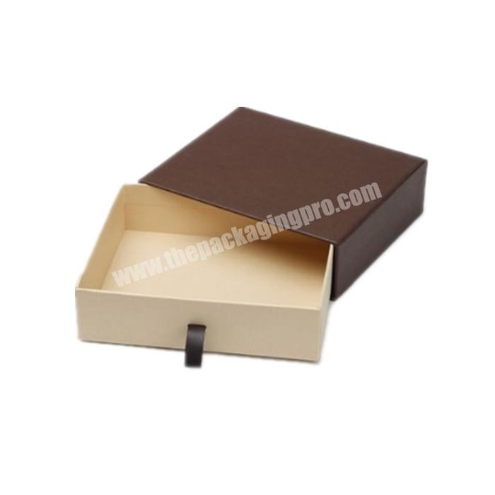 customized drawer paper box packaging with window