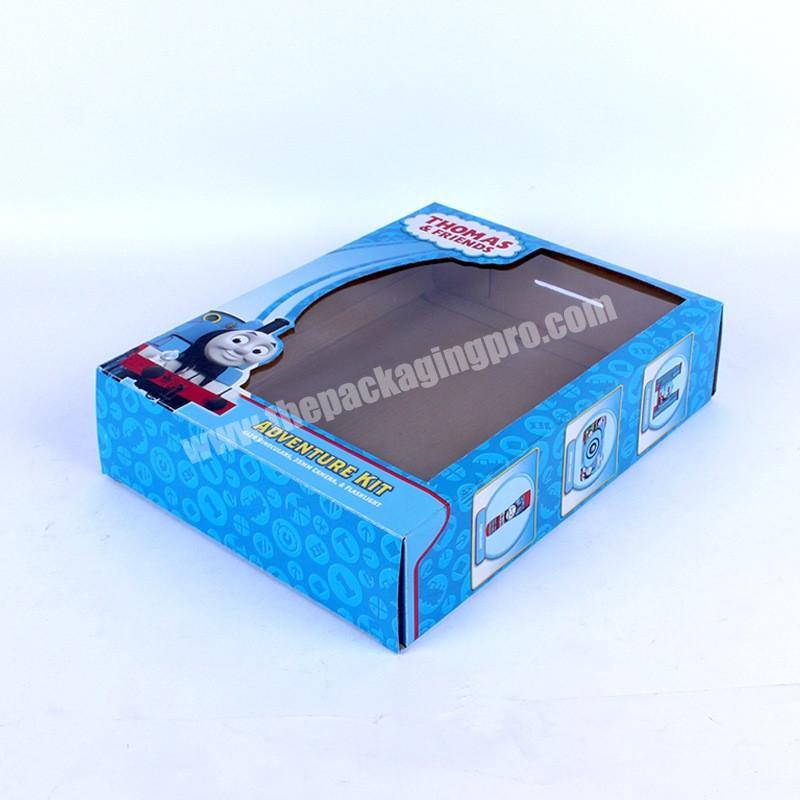Customized E flute corrugated soft toy packaging box