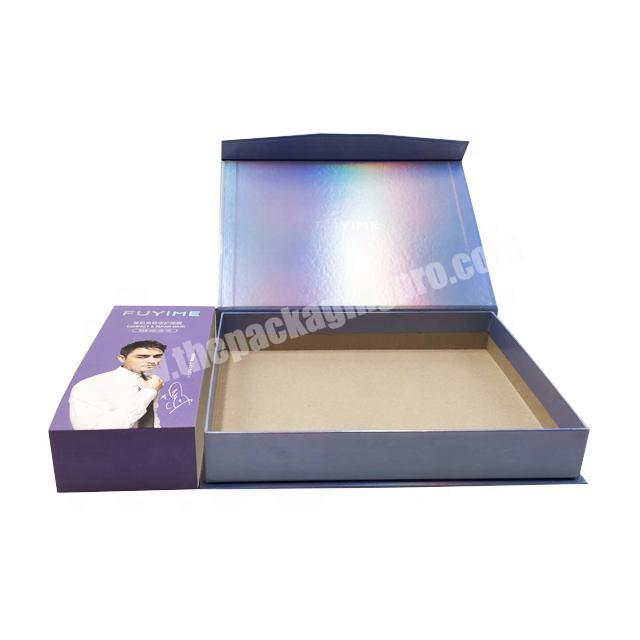 Customized Eco Glitter Holographic Paper Packaging Luxury Gift Cosmetic Box Printed Gift Boxes with Custom Logo