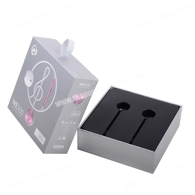 Customized eletronic product paper box headphones packaging box