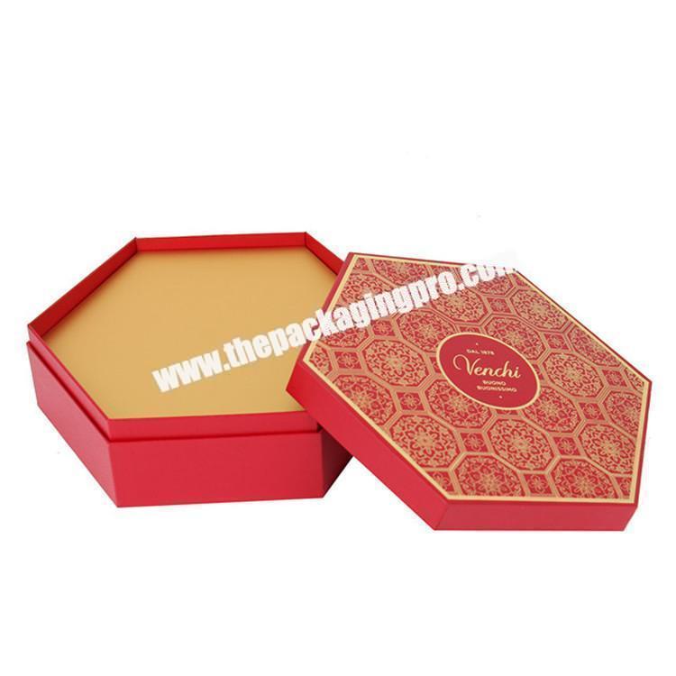 customized exquisite hexagon candy gift box christmas