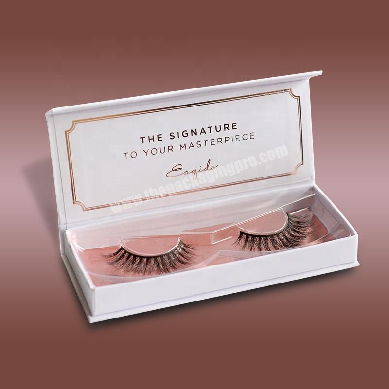 Customized eyelash box packaging,custom luxury empty paper packaging box for false eyelash