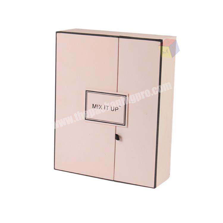 customized fancy gift packaging double door luxury box