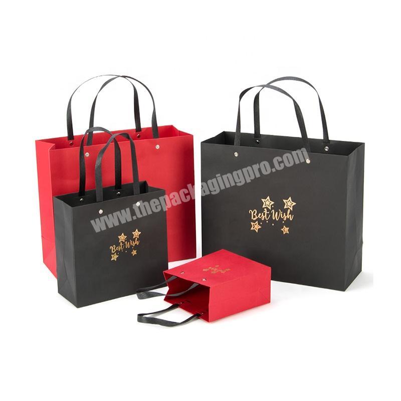 Customized Foil Stamping Logo Shower Gel Set Packaging Body Lotion Shopping Paper Bag With Own Logo Printed