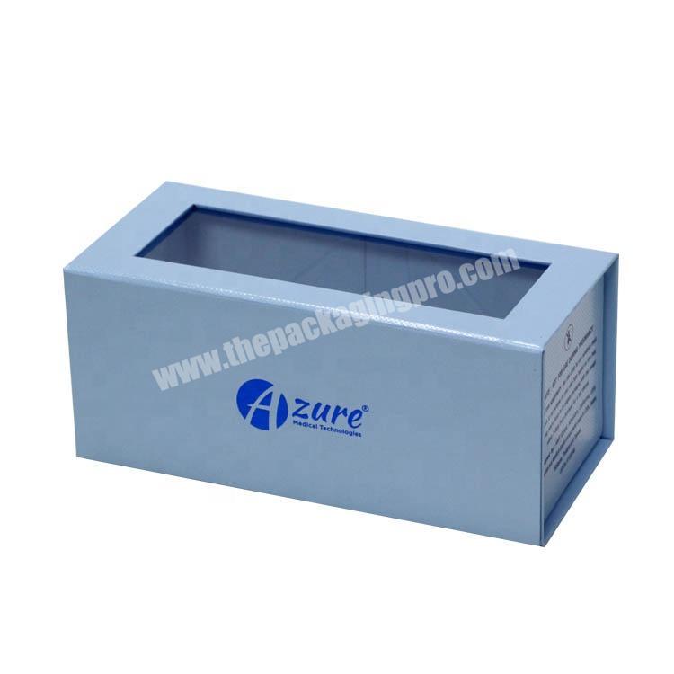 Customized Foldable Cardboard Gift Paper Box Packaging with PET window