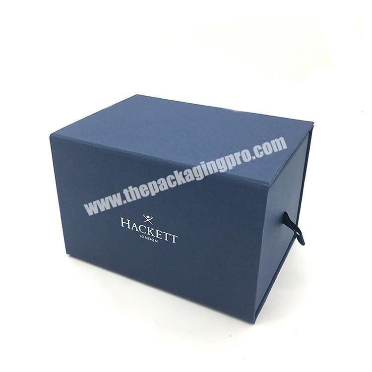 customized foldable paper flat pack box for gift packing