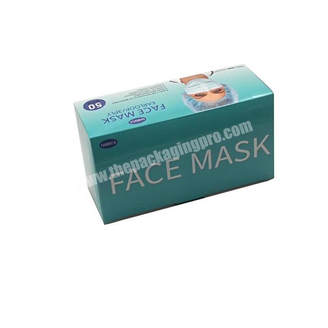 Customized Foldable Paper Packaging Box For Surgical Face Mask