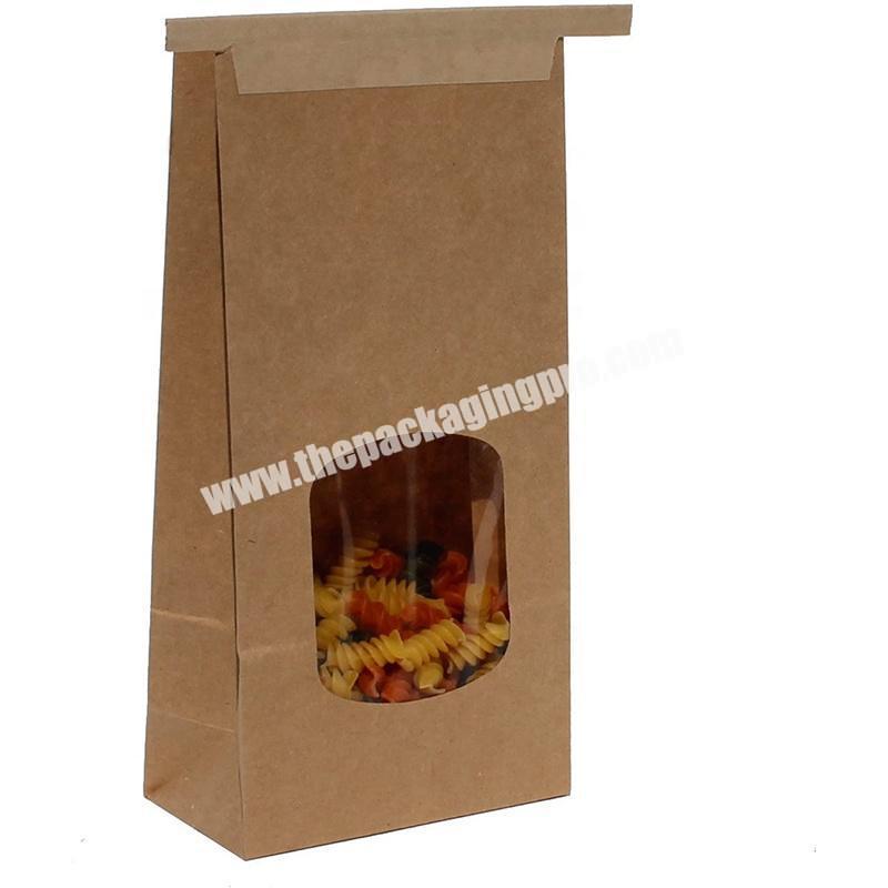 Customized Food Grade Herbs Packaging Kraft Paper Stand Up Bag