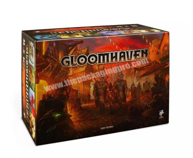 Customized full color board game box printing your specially design