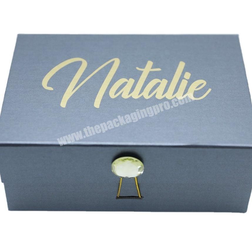 Customized gift box with lid wedding gift souvenir gift box