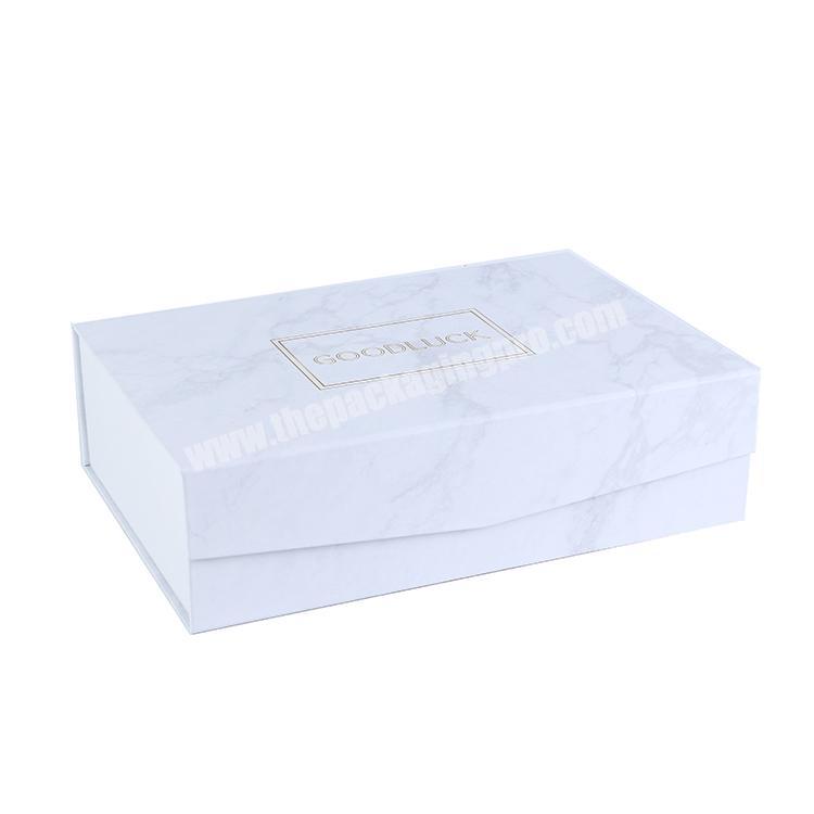 customized gift box with magnetic closure foldable luxury paper