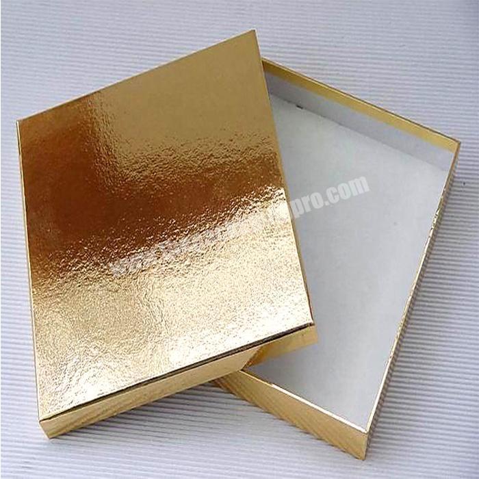 customized golden paper chocolate cardboard box for wedding