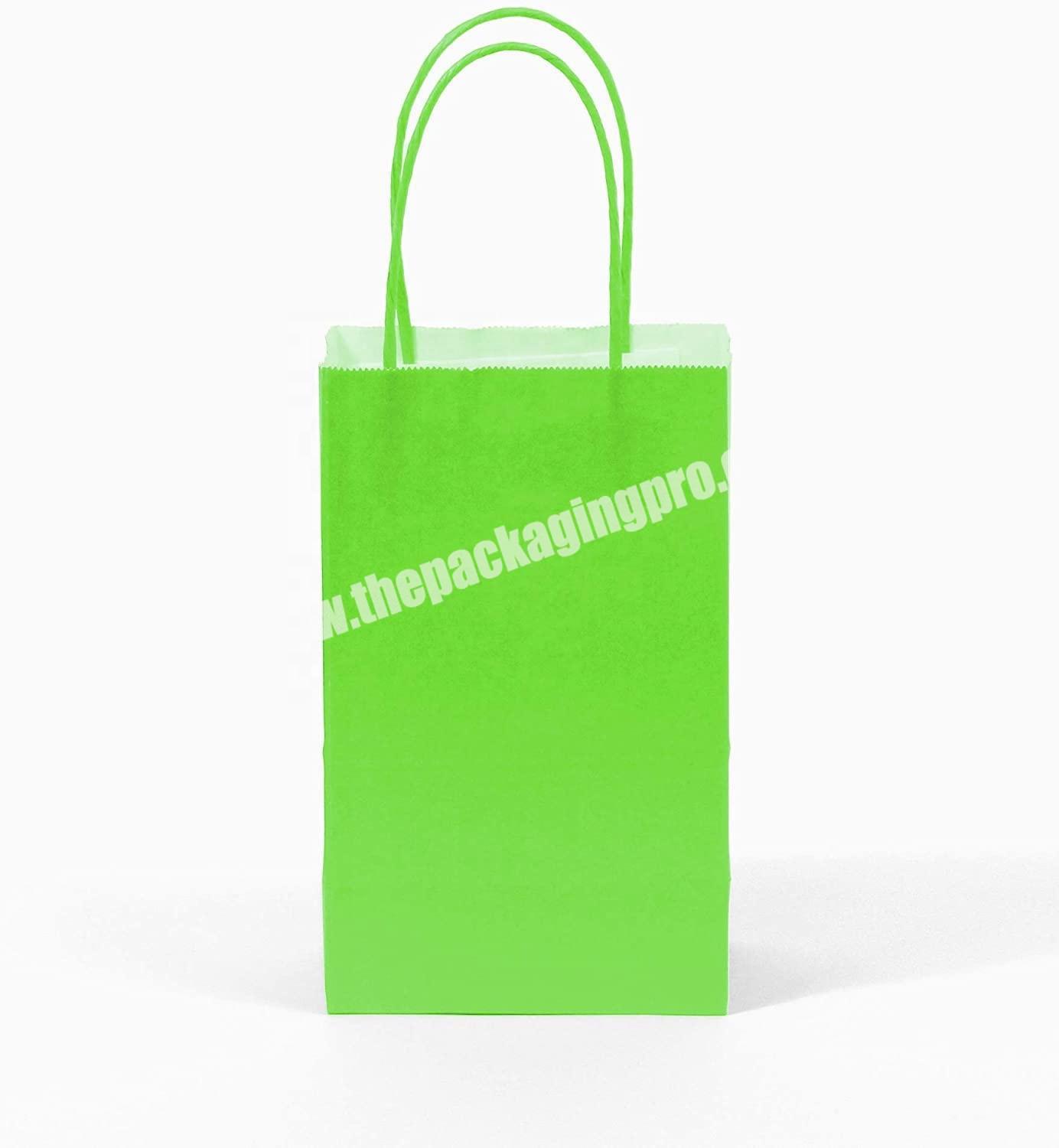 Customized green Cardboard Edge Gift Clothing Shopping Tote Bag Environmental Advertising Packaging Bag Wholesale