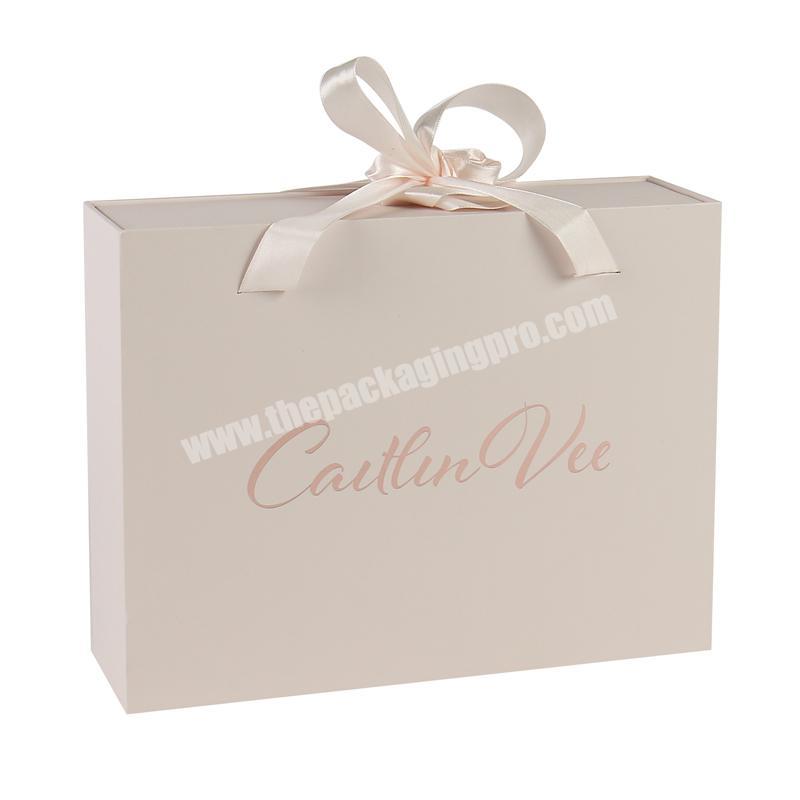 Customized Grey Paper Lingerie Clothing Packaging Box