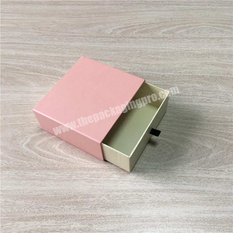 customized handmade cardboard drawer colored packaging gift box from china