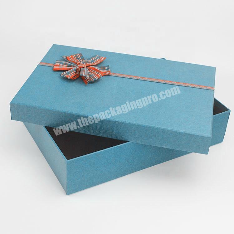 Customized handmade cardboard unique gift packaging hard boxes with lids