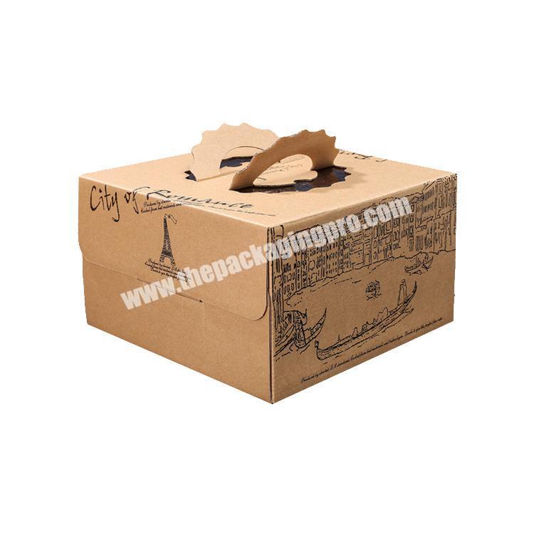 Customized High Quality Birthday Cake Bakery Boxes In Bulk  Packaging Paper Box