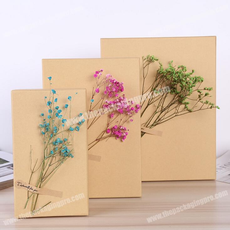 Customized high quality gift box kraft paper