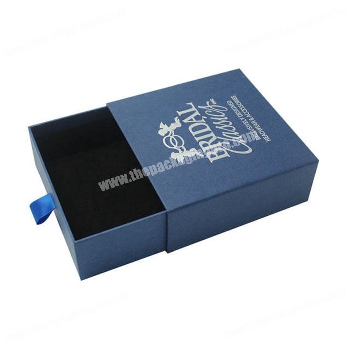 Customized High Quality Headwear and Accessories Paperboard Sliding Drawer Boxes for Gift Packing
