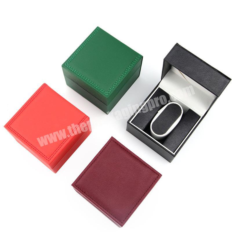 Customized high quality men's and women's luxury  square  watch packaging gift box with pillow